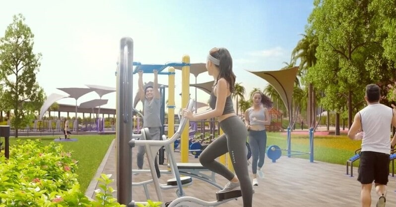 Nhằm nâng cao đời sống thể chất và tinh thần cho cư dân tại Thành phố thông minh, chủ đầu tư Vinhomes đã kiến tạo nên bộ đôi công viên trung tâm và công viên thể thao  trong lòng dự án Vinhomes.