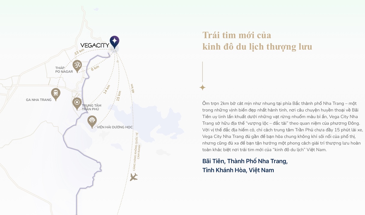 Vị trí Vega City Nha Trang