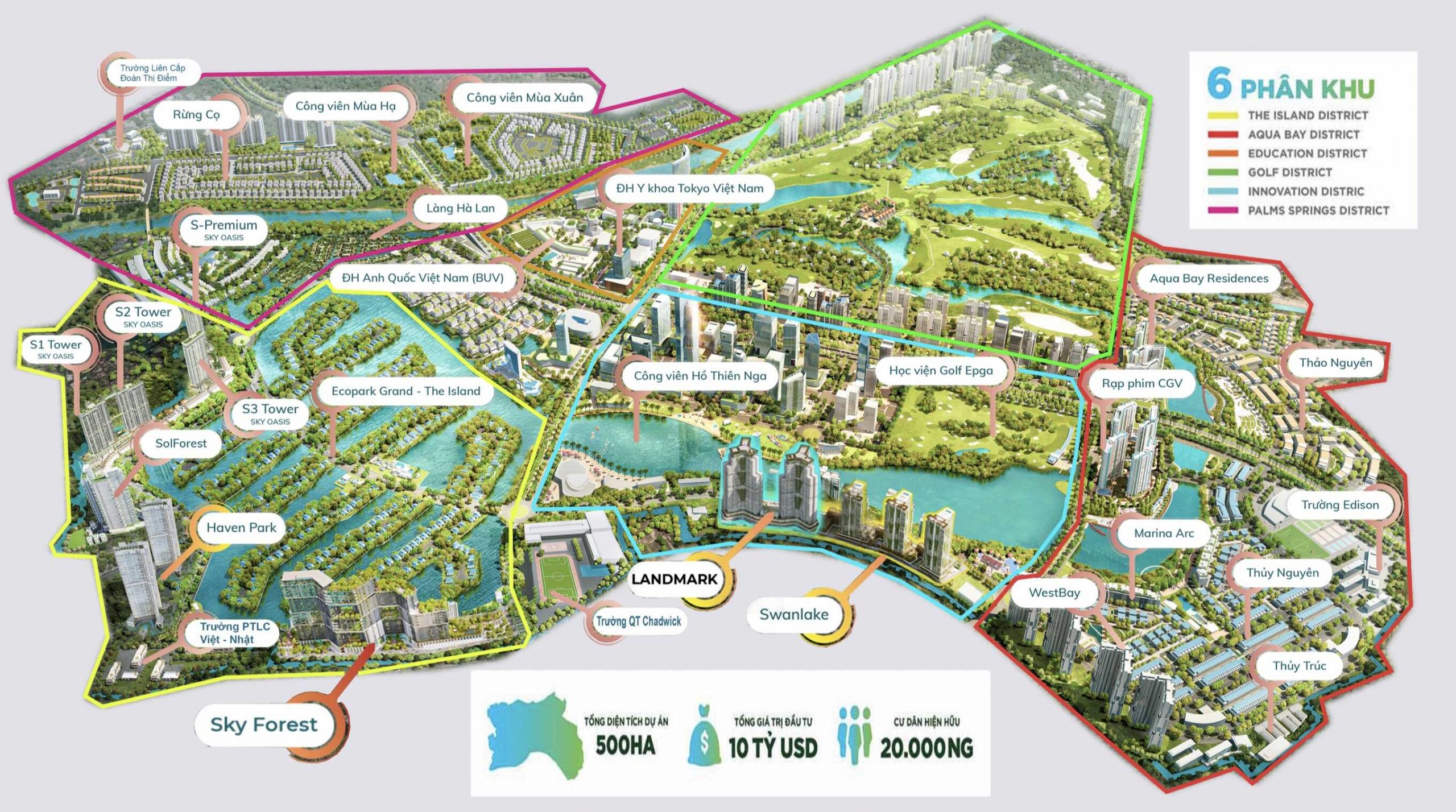 Quy hoạch chi tiết khu đô thị Ecopark