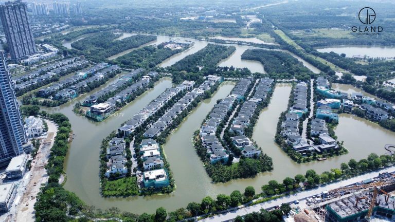 Tổng thể biệt thự đảo Ecopark Grand The Island