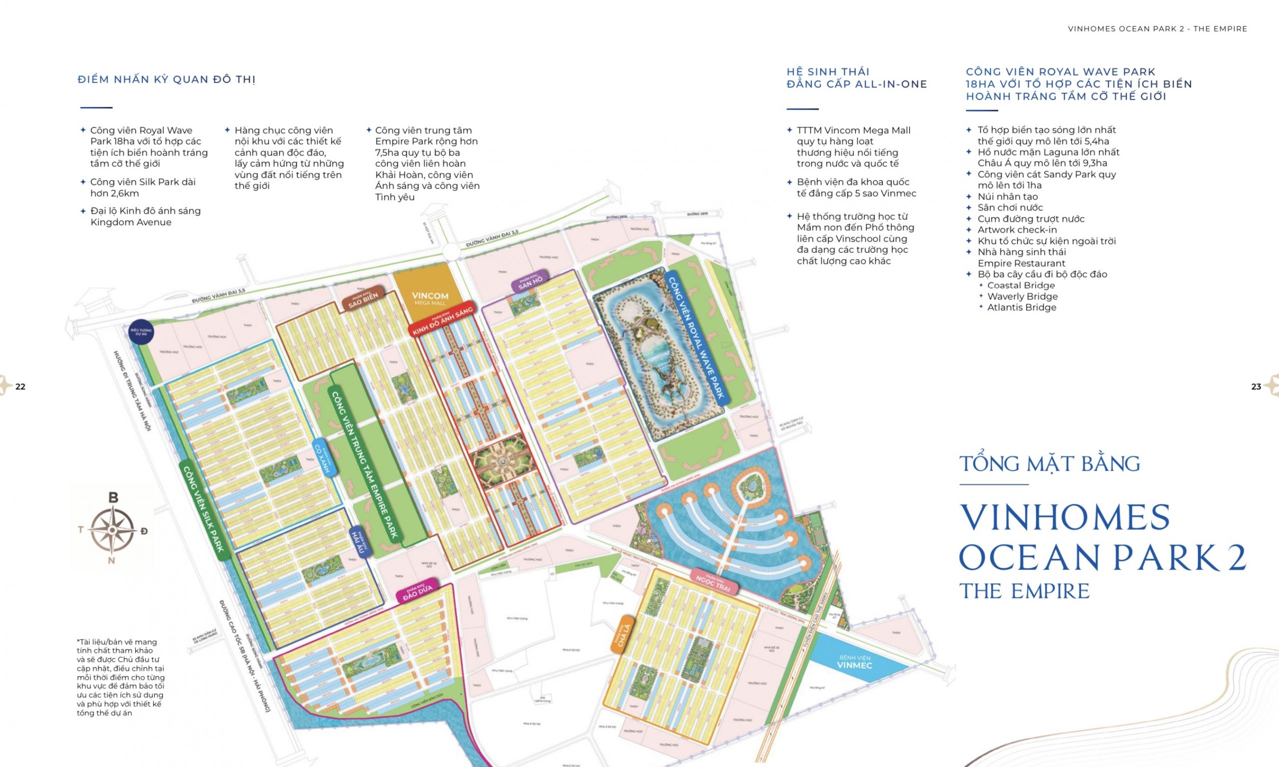 Tổng mặt bằng Vinhomes Ocean Park 2