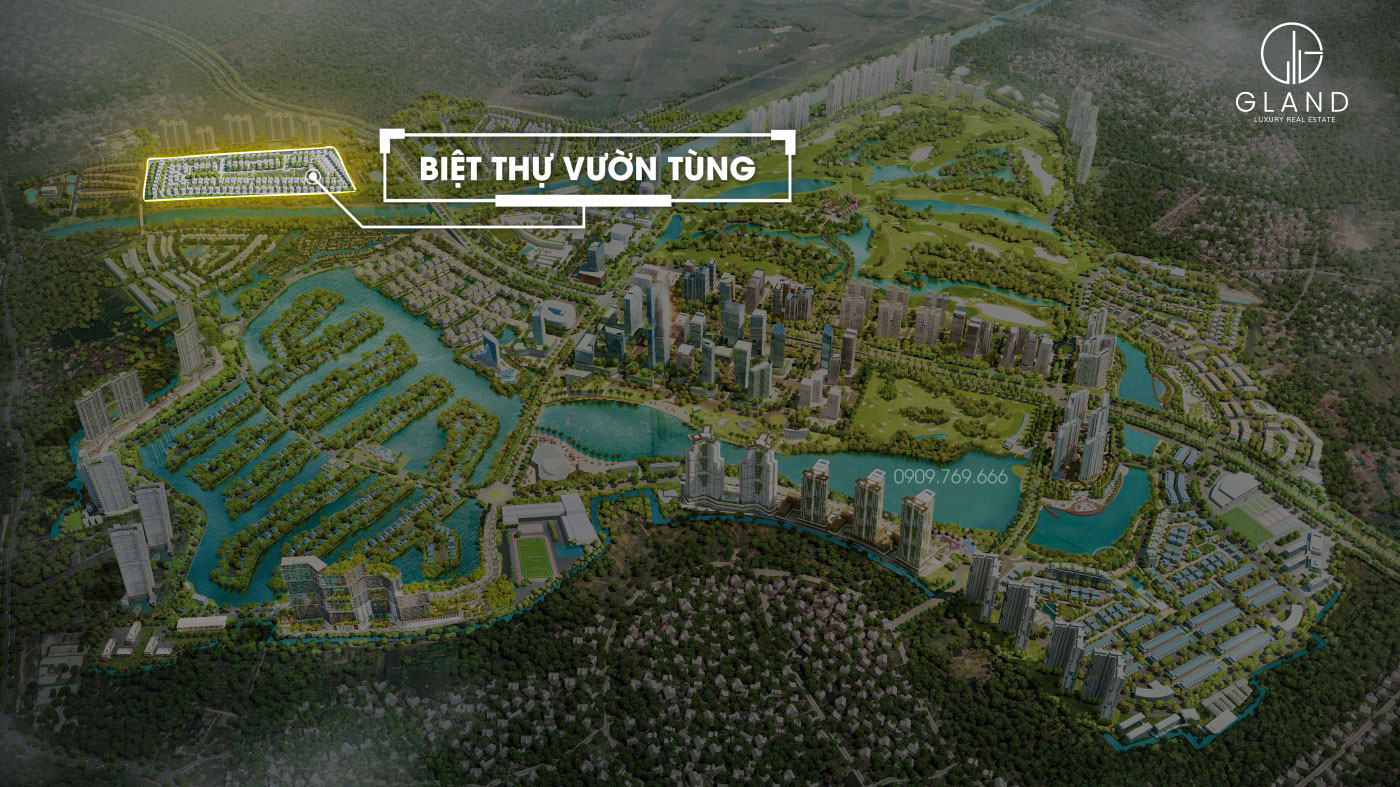 Vị trí biệt thự Vườn Tùng Ecopark