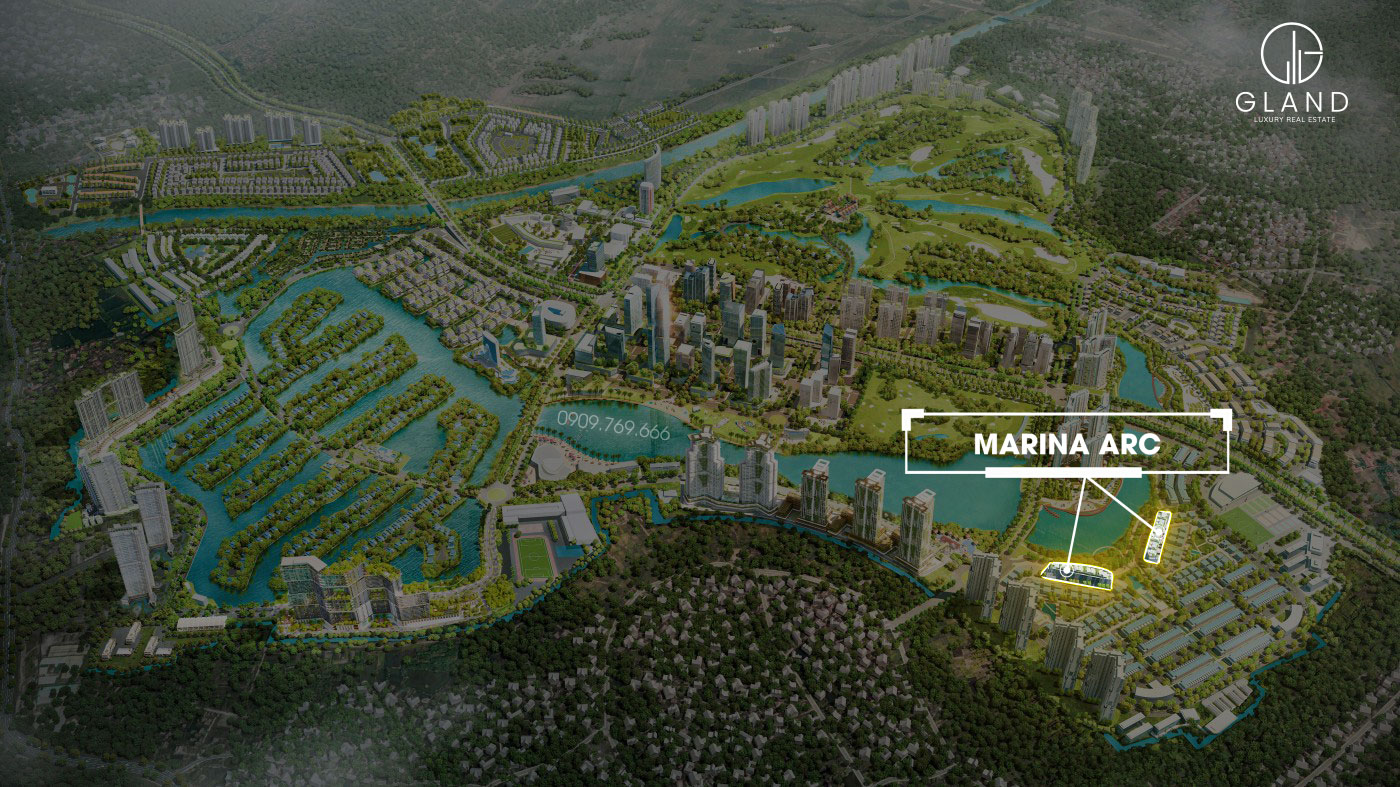 Vị trí nhà phố Marina Arc Ecopark