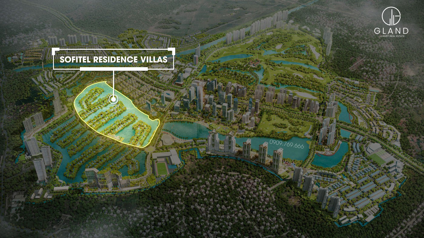 Vị trí biệt thự Sofitel Residence Villas Ecopark