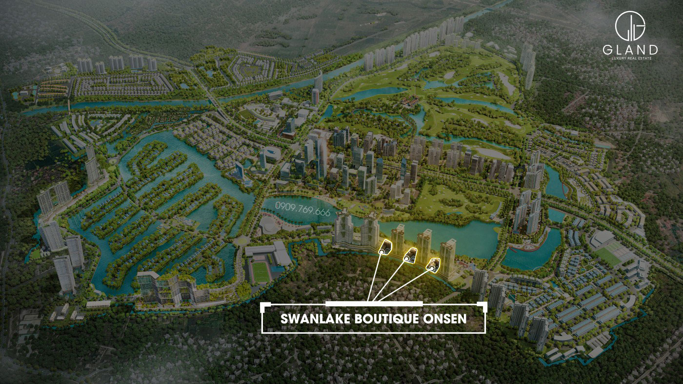 Vị trí Swanlake Boutique Onsen Ecopark