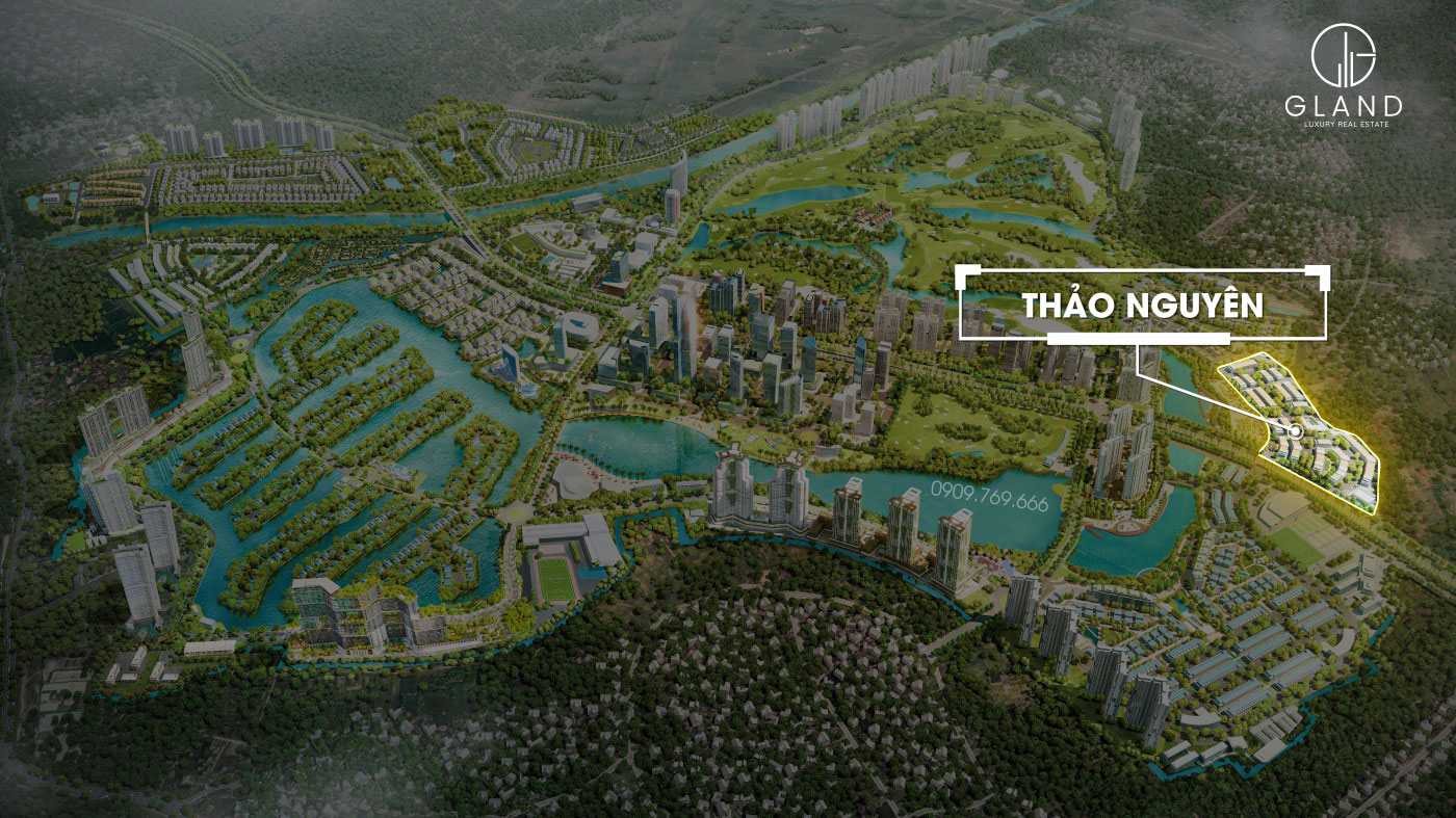 Vị trí nhà phố Thảo Nguyên Ecopark