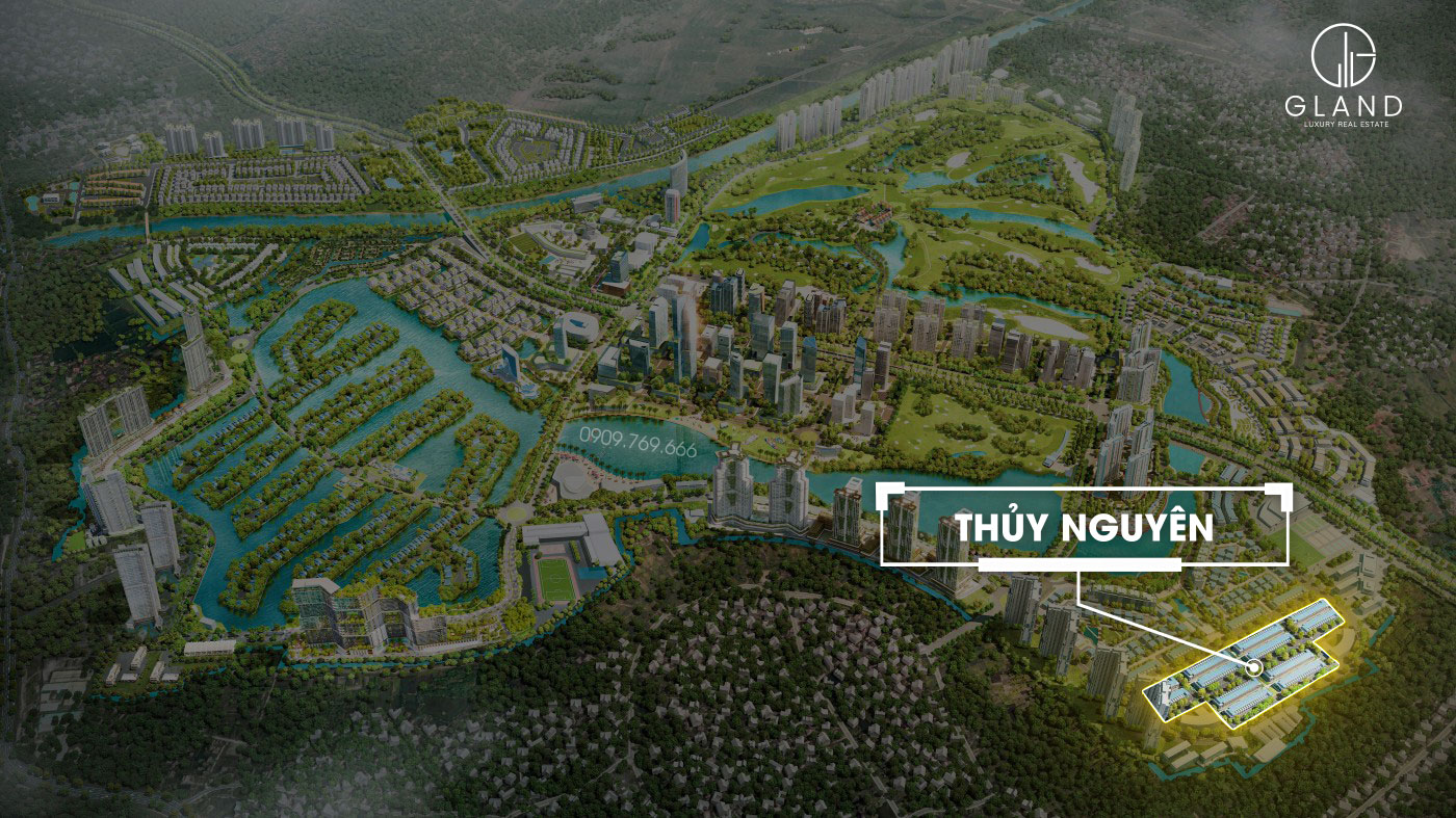 Vị trí nhà phố Thuỷ Nguyên Ecopark