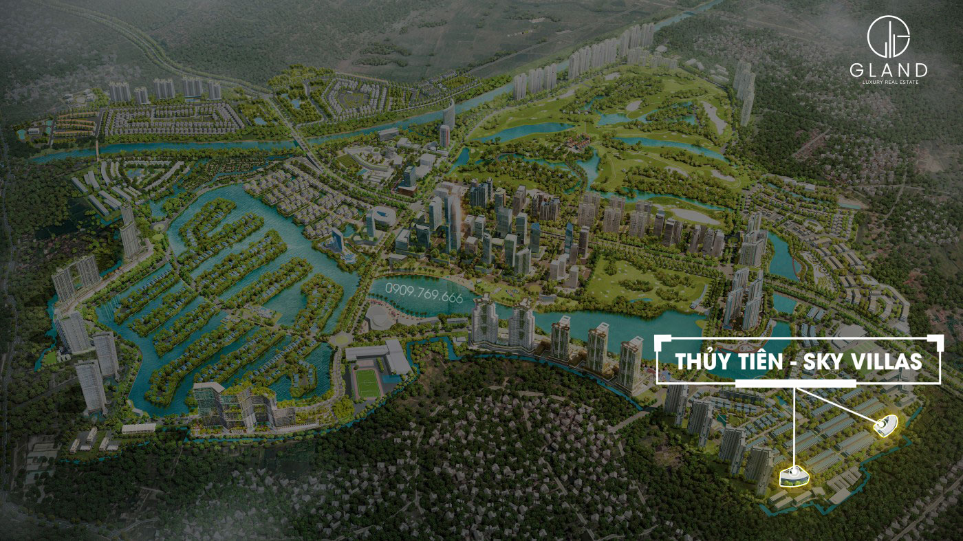 Vị trí Thuỷ Tiên Sky Villas