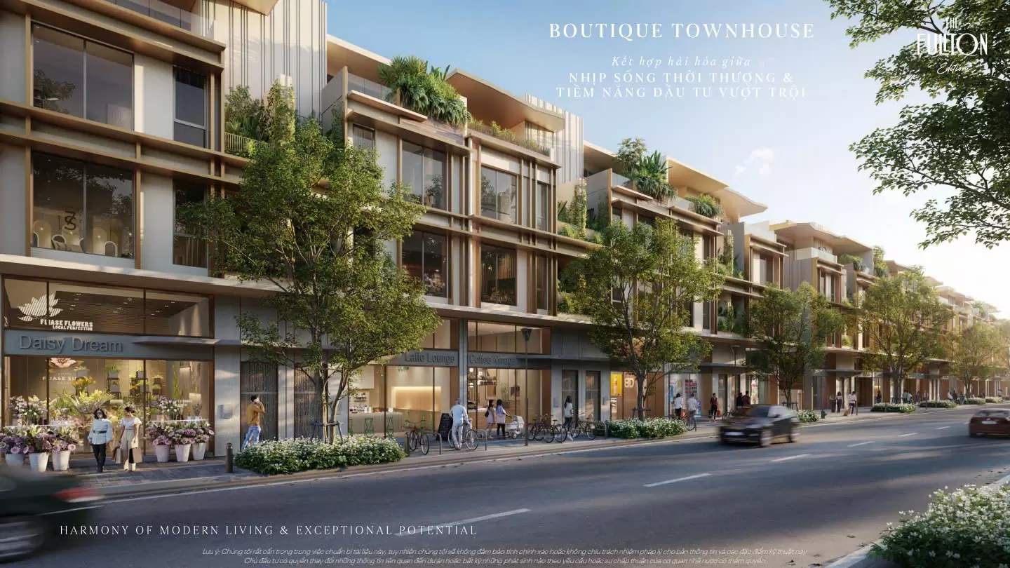 Phối cảnh Boutique Townhouse The Fullton