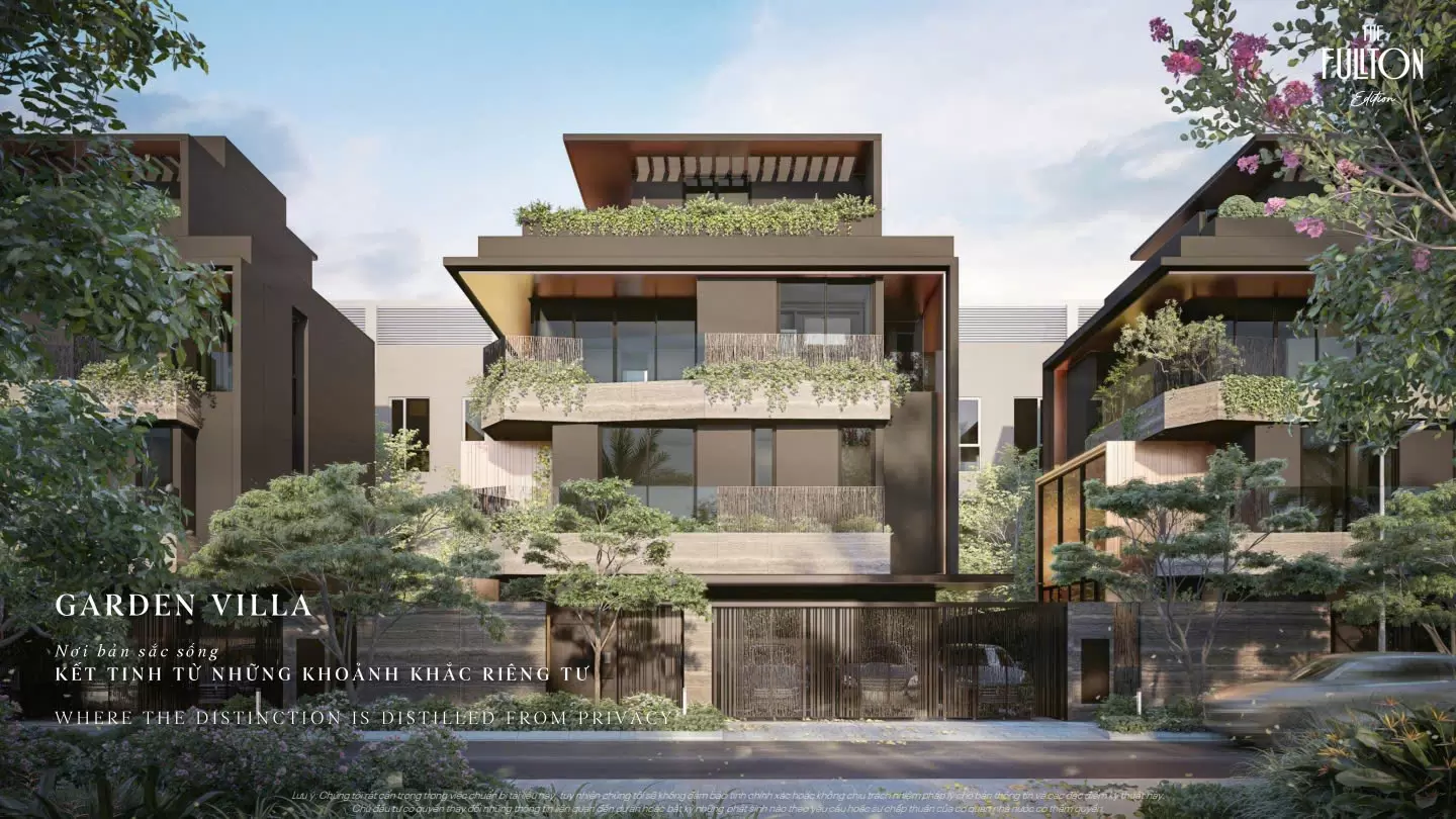 Phối cảnh Garden Villa The Fullton