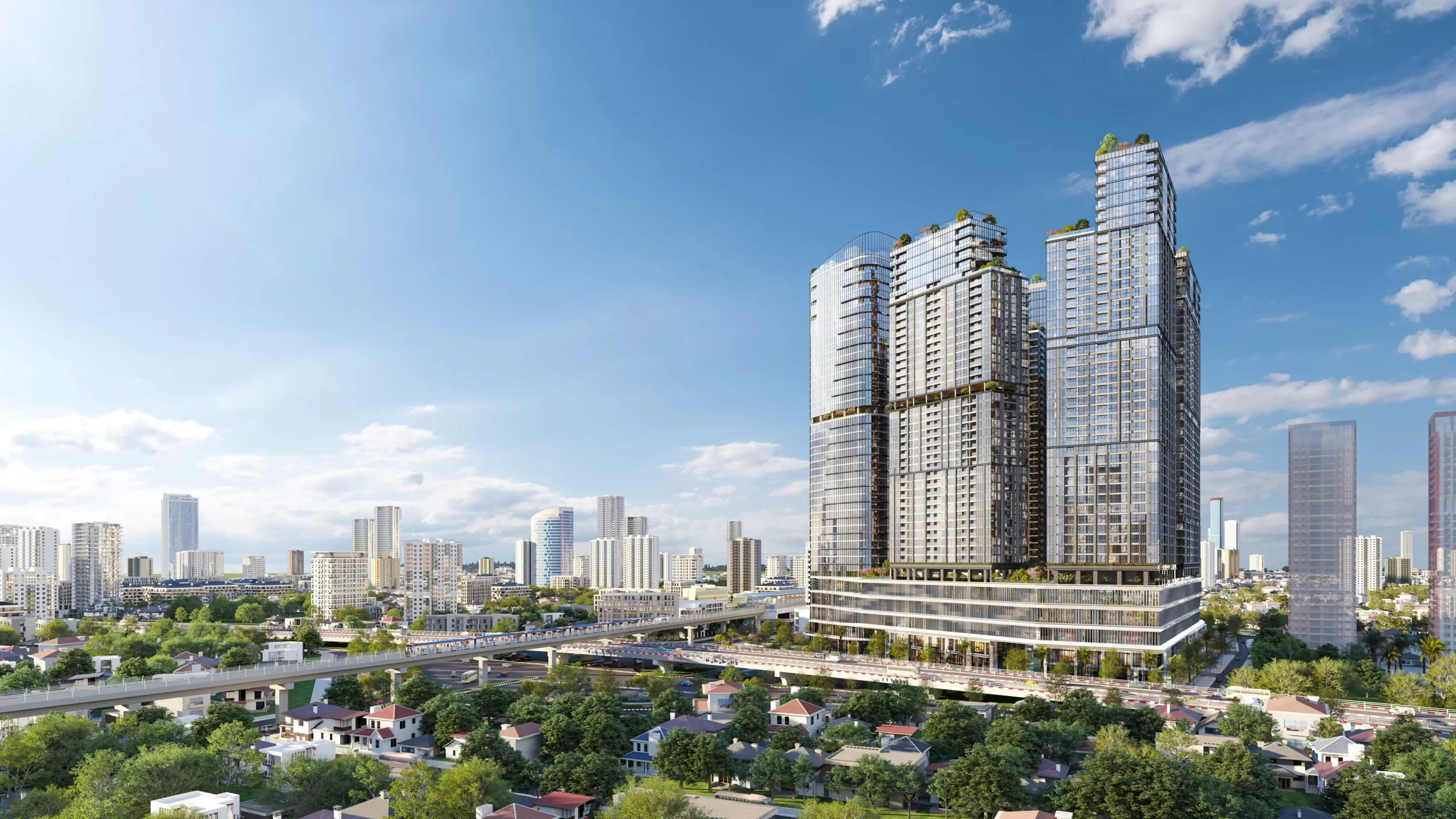 Phối cảnh tổng thể Sun Feliza Suites 1