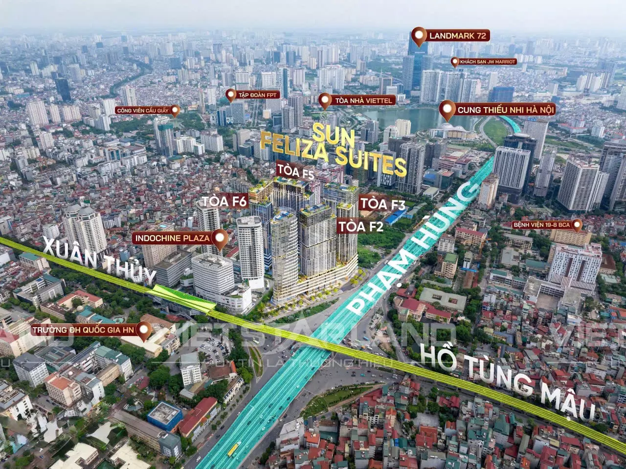 Vị trí Sun Feliza Suites 2