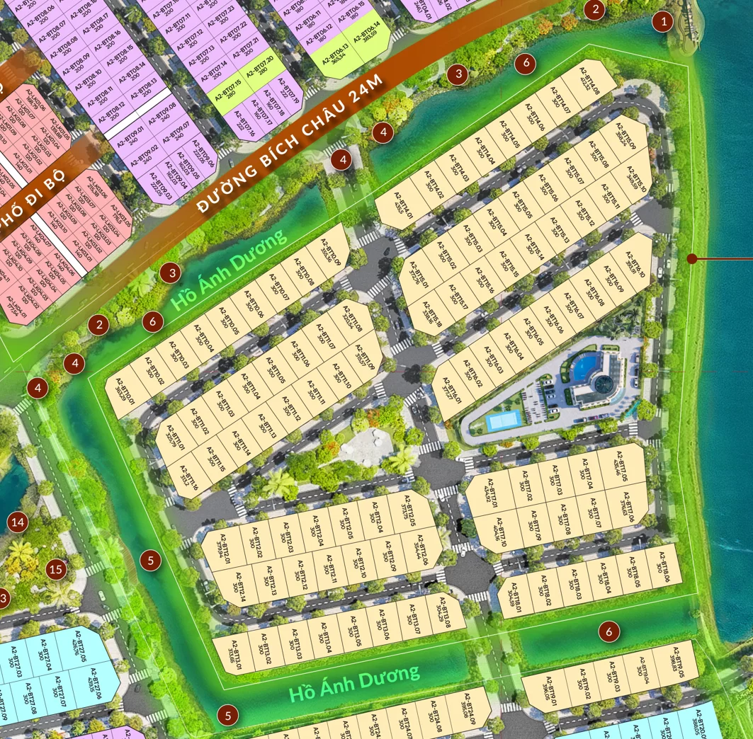 Mặt bằng Onsen Villas