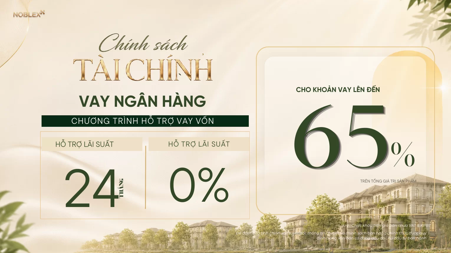 Phương án vay ngân hàng Onsen Villas
